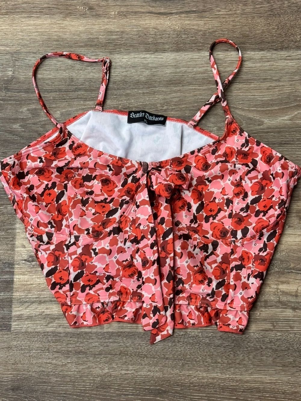 Scarlet Darkness Cropped Tank Top Women’s XL